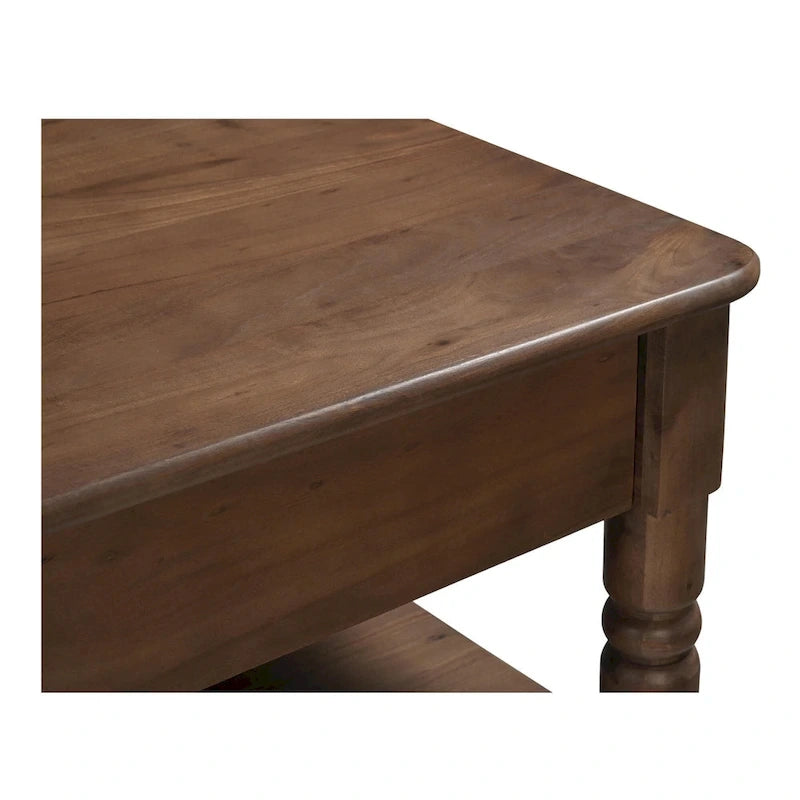 Kücheninsel aus Holz mit Stauraum - 72B x40.5T x36.5H