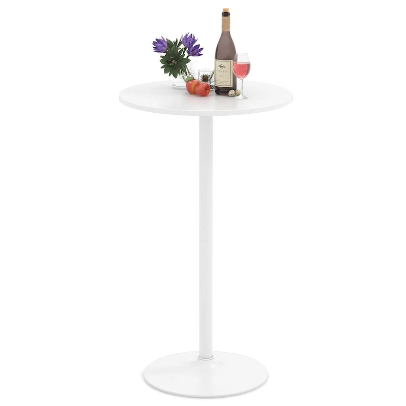 Runder Bartisch mit verstellbarer Höhe und Metallgestell, moderner Stil