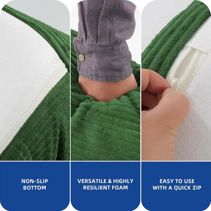 Sitzsack-Sessel als Einzelsofa mit Memory-Schaum, bequemes Bodensofa für Erwachsene und Kinder