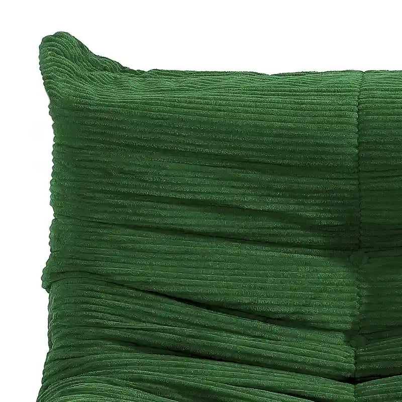 Sitzsack-Sessel als Einzelsofa mit Memory-Schaum, bequemes Bodensofa für Erwachsene und Kinder