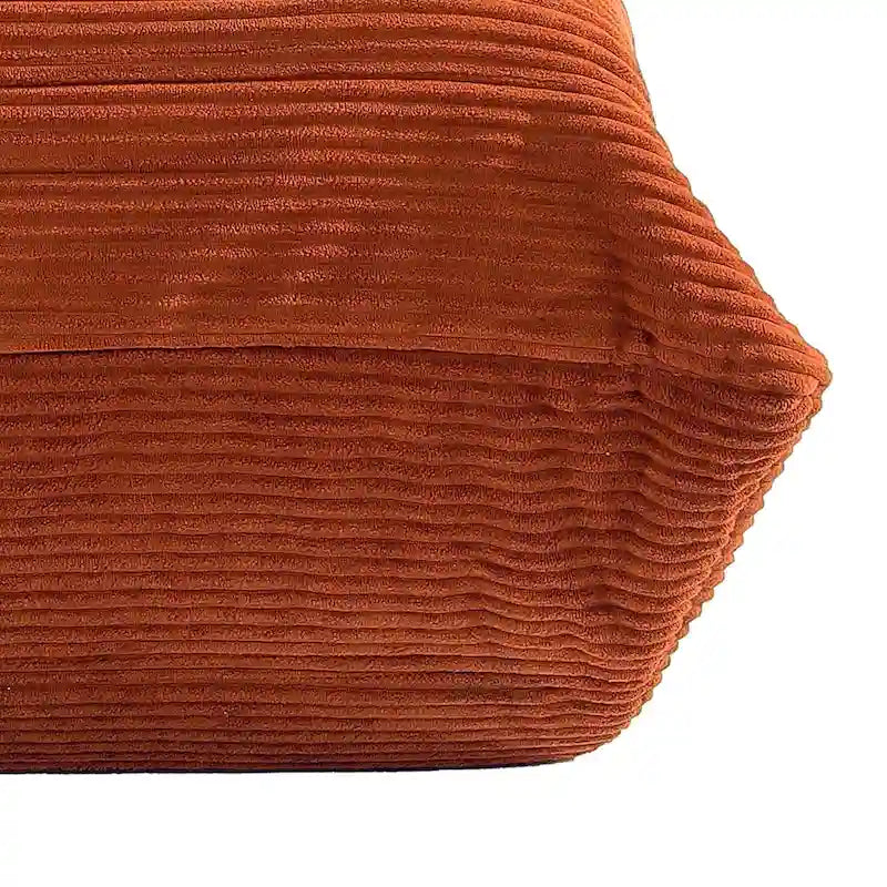 Sitzsack-Sessel als Einzelsofa mit Memory-Schaum, bequemes Bodensofa für Erwachsene und Kinder