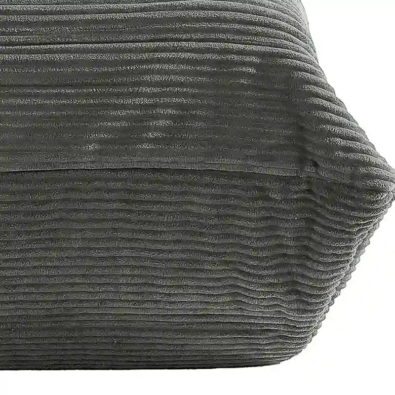 Sitzsack-Sessel als Einzelsofa mit Memory-Schaum, bequemes Bodensofa für Erwachsene und Kinder