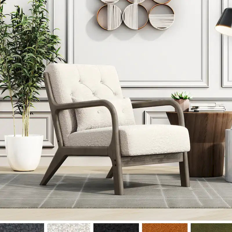 Corvus Zelda Lounge Accent Chair with Arms