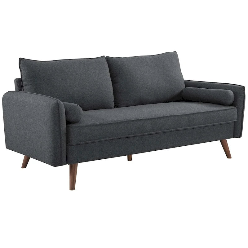 Canapé en tissu rembourré - 32.5L x 72W x 33.5H