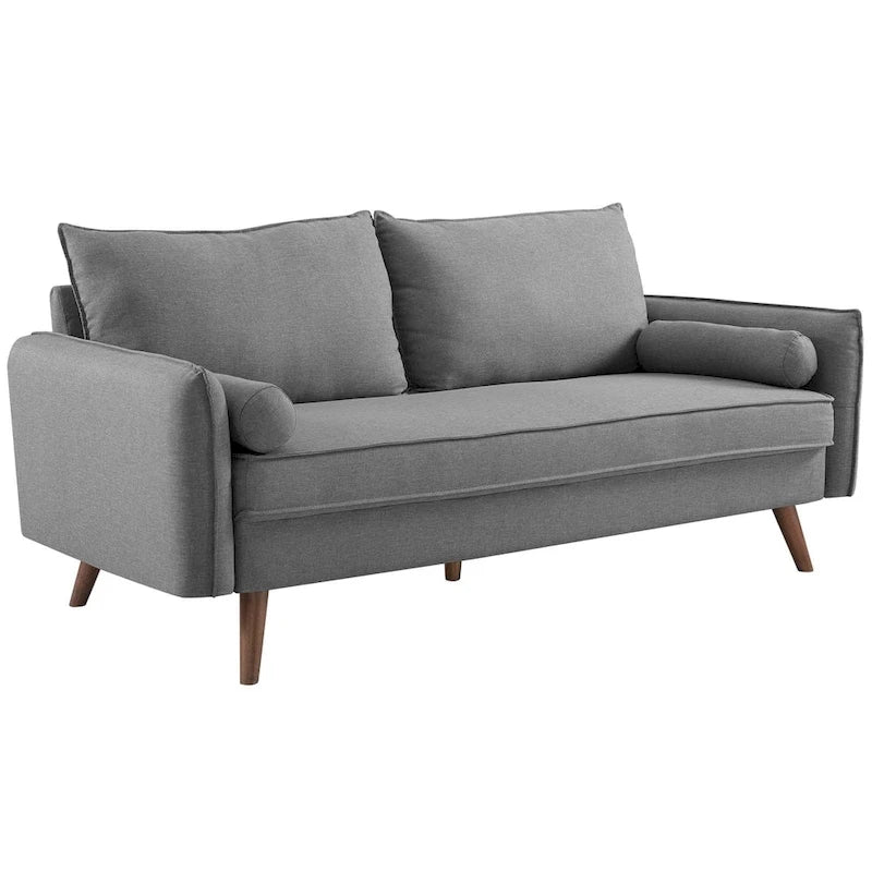 Canapé en tissu rembourré - 32.5L x 72W x 33.5H