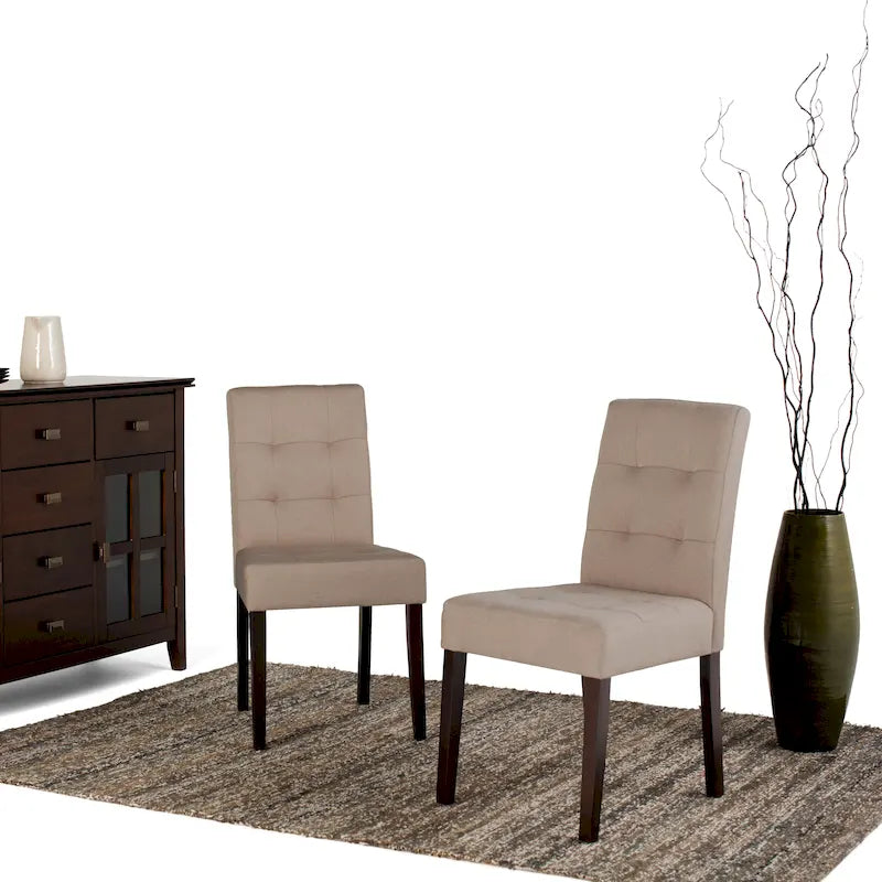 Moderner Esszimmerstuhl (2er-Set) - 18.9w x 23d x 35.8h