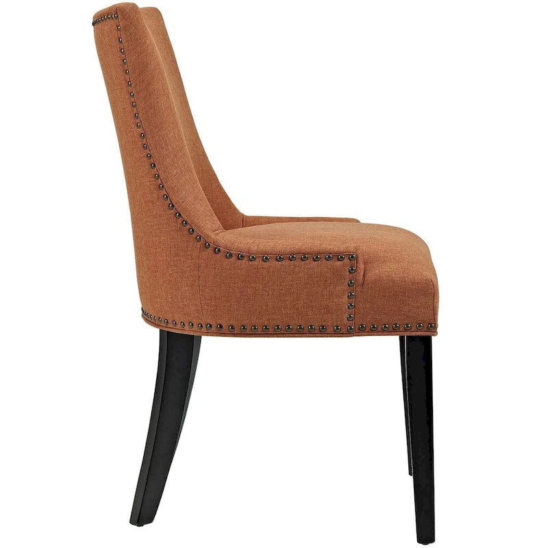Ensemble de 2 chaises d'appoint en tissu pour salle à manger