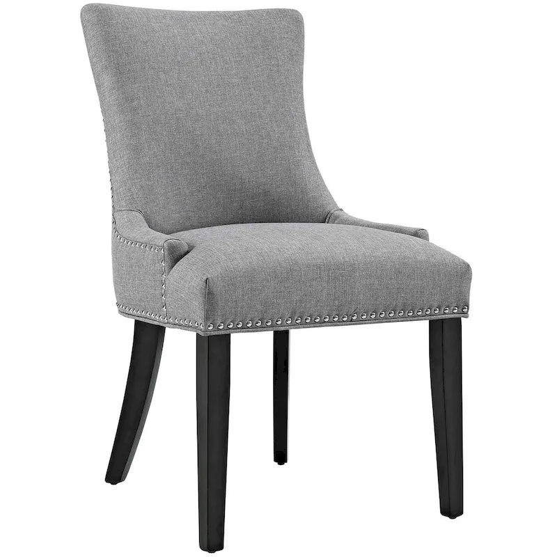 Ensemble de 2 chaises d'appoint en tissu pour salle à manger