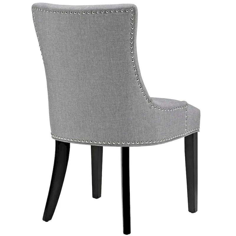 Ensemble de 2 chaises d'appoint en tissu pour salle à manger