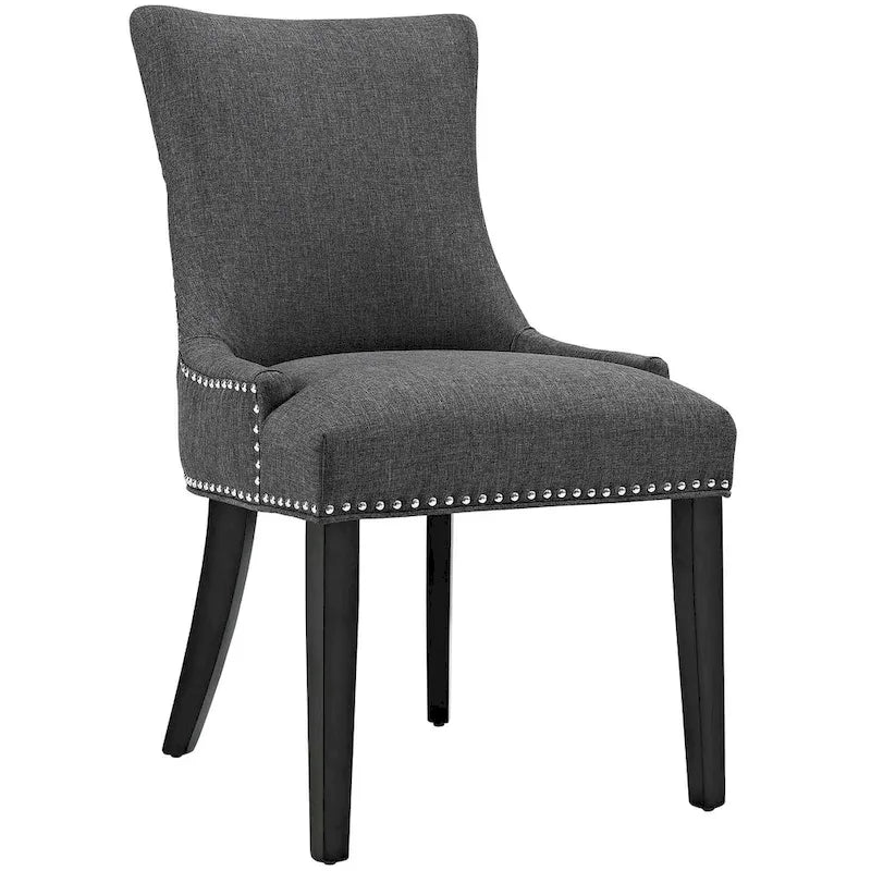 Ensemble de 2 chaises d'appoint en tissu pour salle à manger
