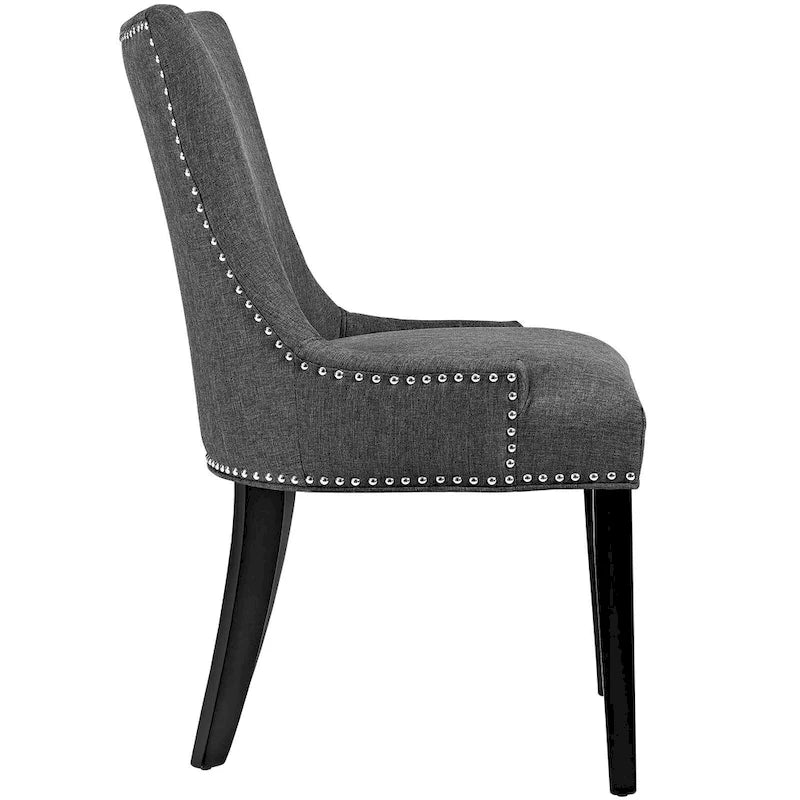 Ensemble de 2 chaises d'appoint en tissu pour salle à manger