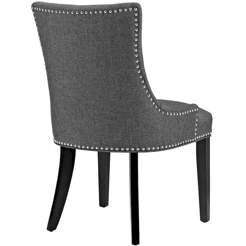 Ensemble de 2 chaises d'appoint en tissu pour salle à manger