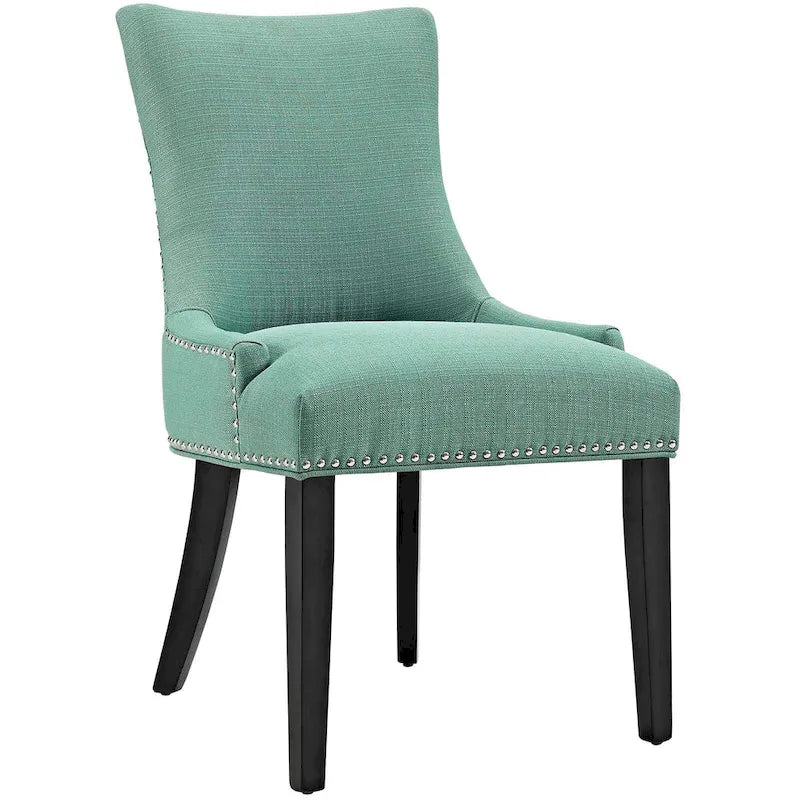Ensemble de 2 chaises d'appoint en tissu pour salle à manger