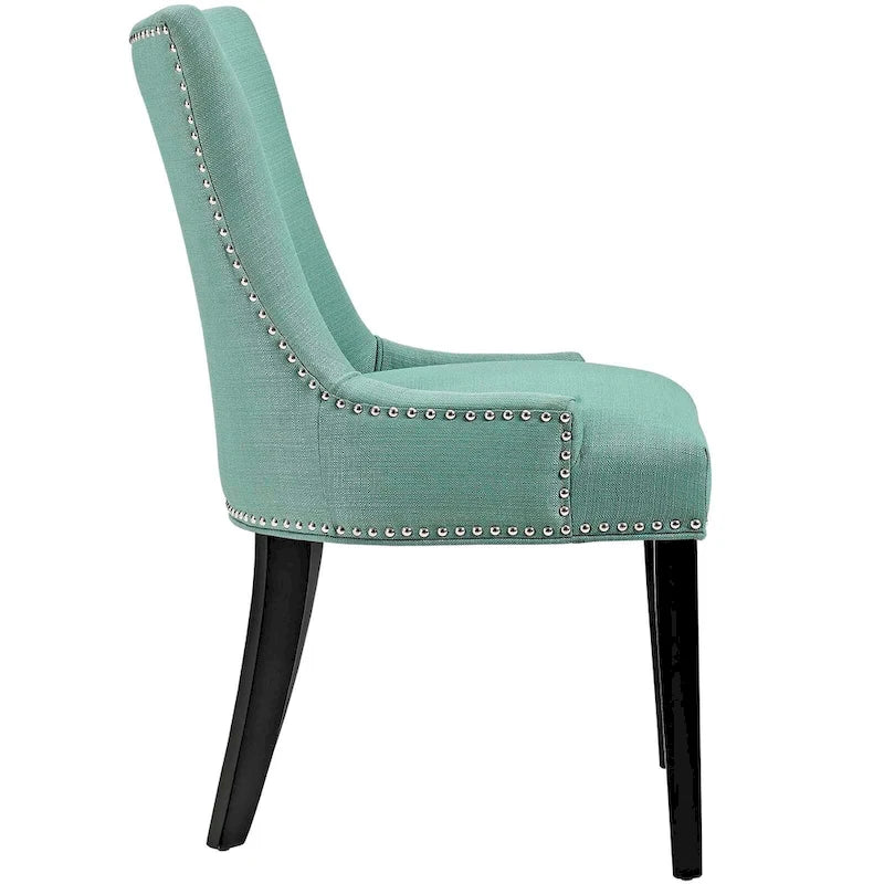 Ensemble de 2 chaises d'appoint en tissu pour salle à manger