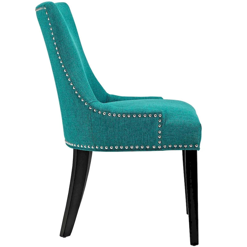 Ensemble de 2 chaises d'appoint en tissu pour salle à manger