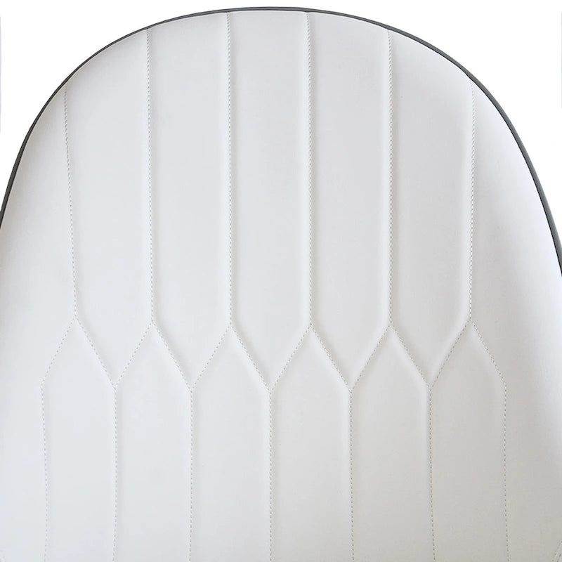 2er-Set moderne Esszimmerstühle aus PU-Leder