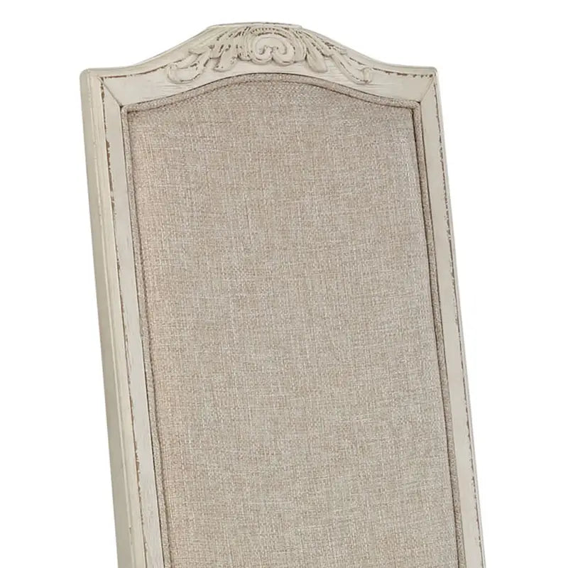Esszimmerstühle im Landhausstil, Antikweiß (2er-Set)