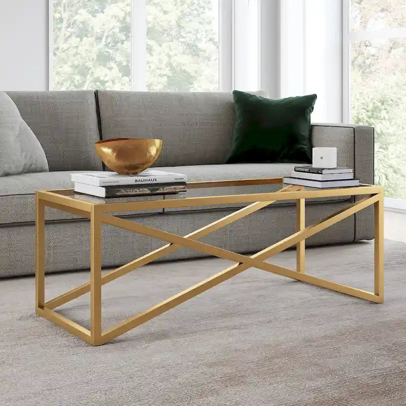 Table basse Silver Orchid en bronze noirci