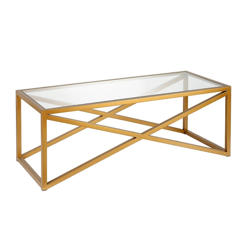 Table basse Silver Orchid en bronze noirci