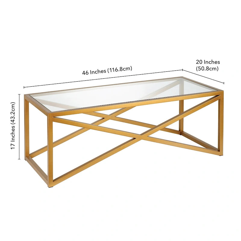 Table basse Silver Orchid en bronze noirci