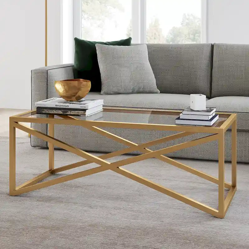 Table basse Silver Orchid en bronze noirci