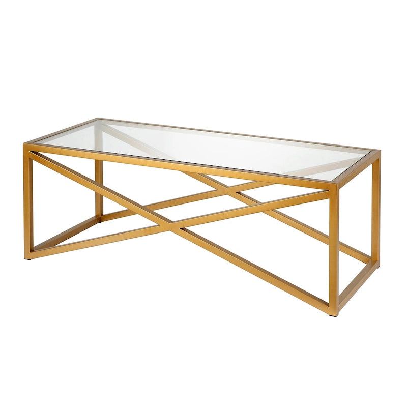 Table basse Silver Orchid en bronze noirci