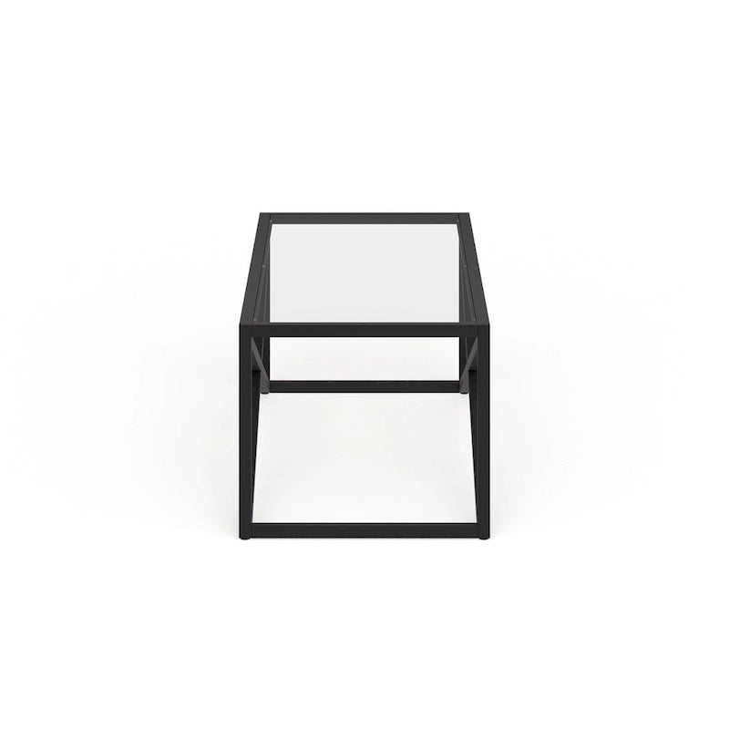 Table basse Silver Orchid en bronze noirci