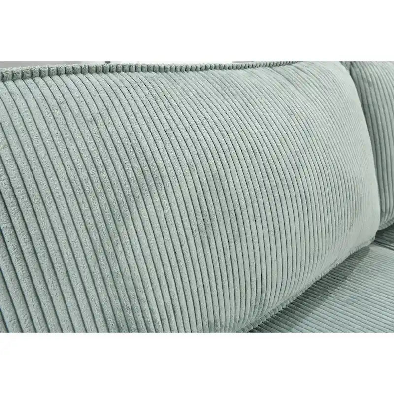 Großes Schlafsofa mit Stauraum, modernes 3-Sitzer-Sofa, gepolstertes Rückensofa für kleine Räume