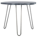 Esstisch mit Holzplatte in Grau/Weiß lasiert - 39.4 x 35.4 x 29.9 - 39W x 35D x 30H