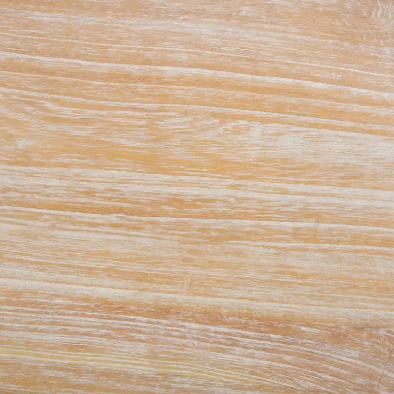 Esstisch mit Holzplatte in Grau/Weiß lasiert - 39.4 x 35.4 x 29.9 - 39W x 35D x 30H